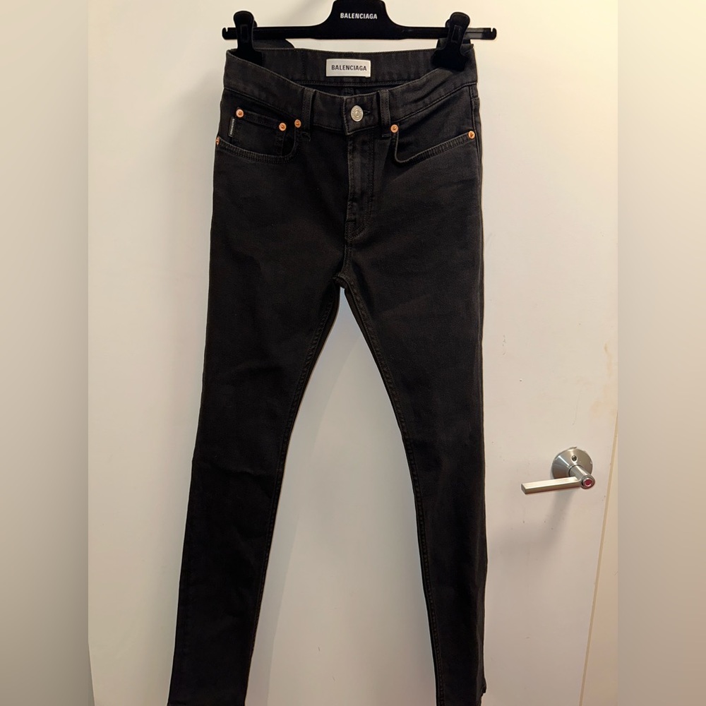 Balenciaga Skinny Jeans Size 25 (black) Never worn, 100% Authentic!
